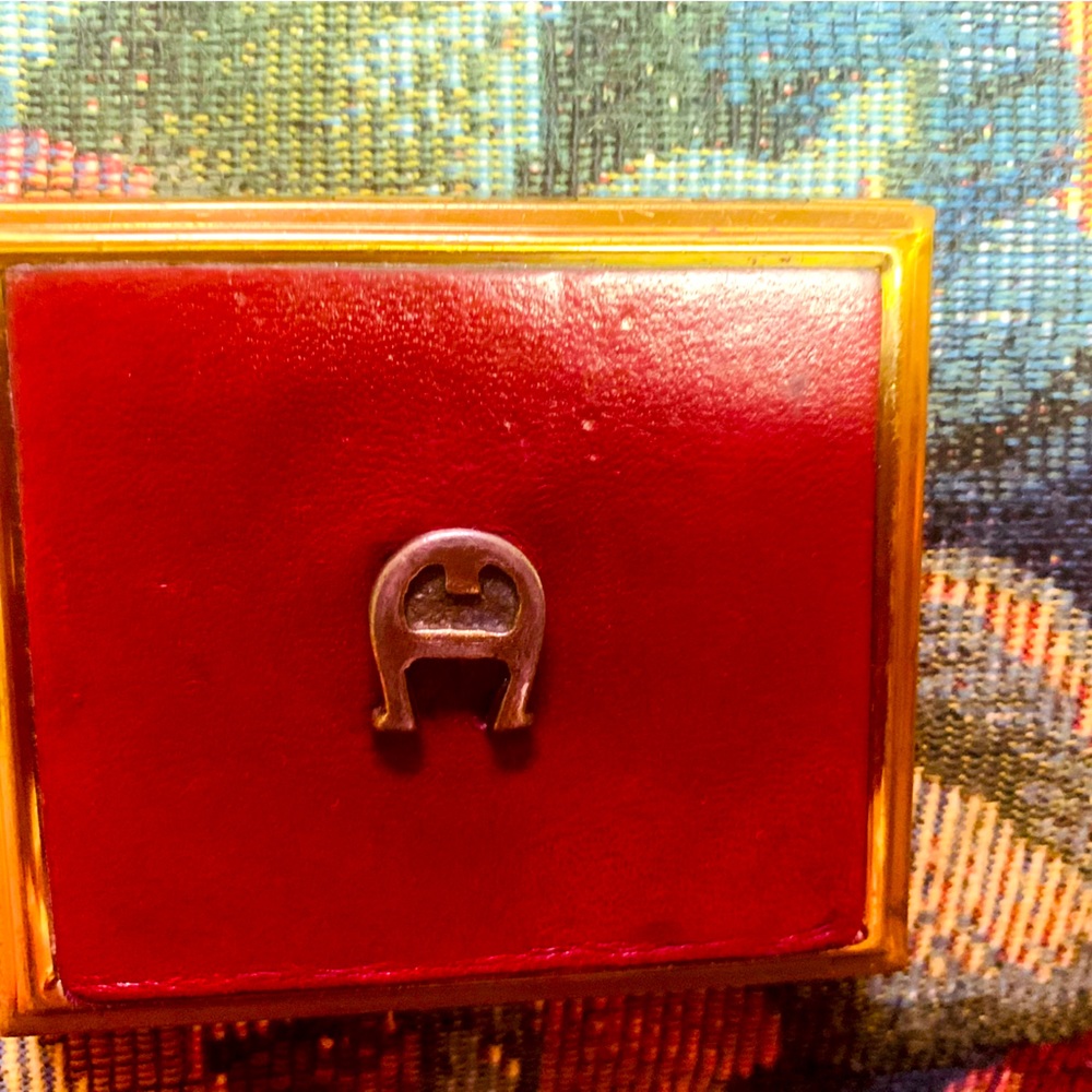 Vintage Etienne Aigner Double Mirror